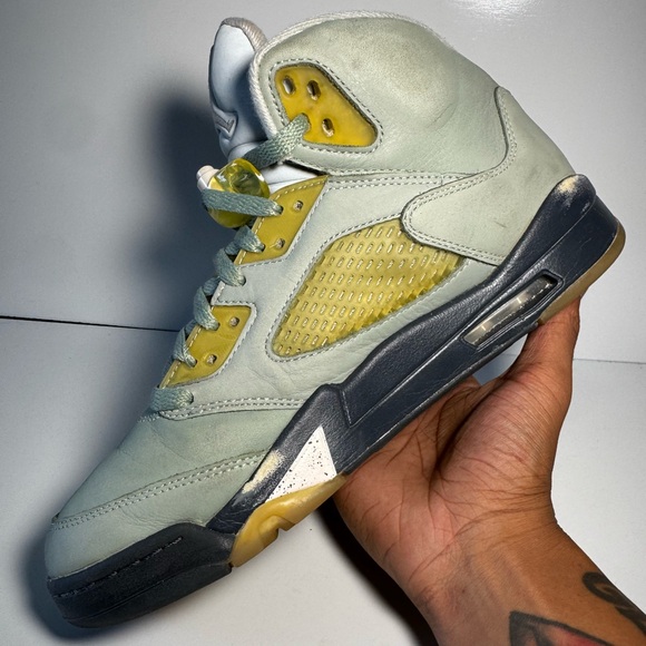 Air Jordan 5 Retro “Jade Horizon” Size 8.5 - Picture 9 of 12